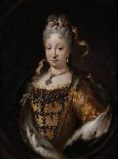 unknow artist Portrait of Elisabeth Farnese (1692-1766), Queen consort of Spain oil painting reproduction